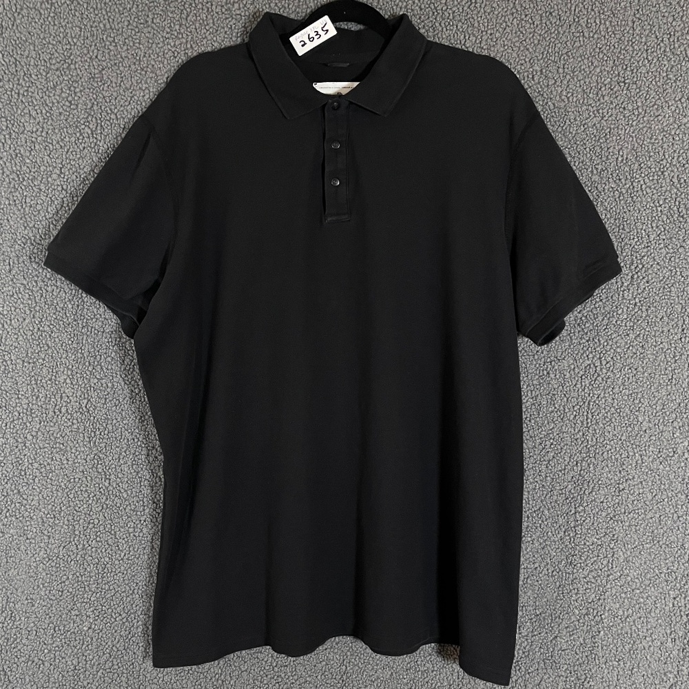 Reigning Champ Polo Shirt - Men's Size XXL - Black